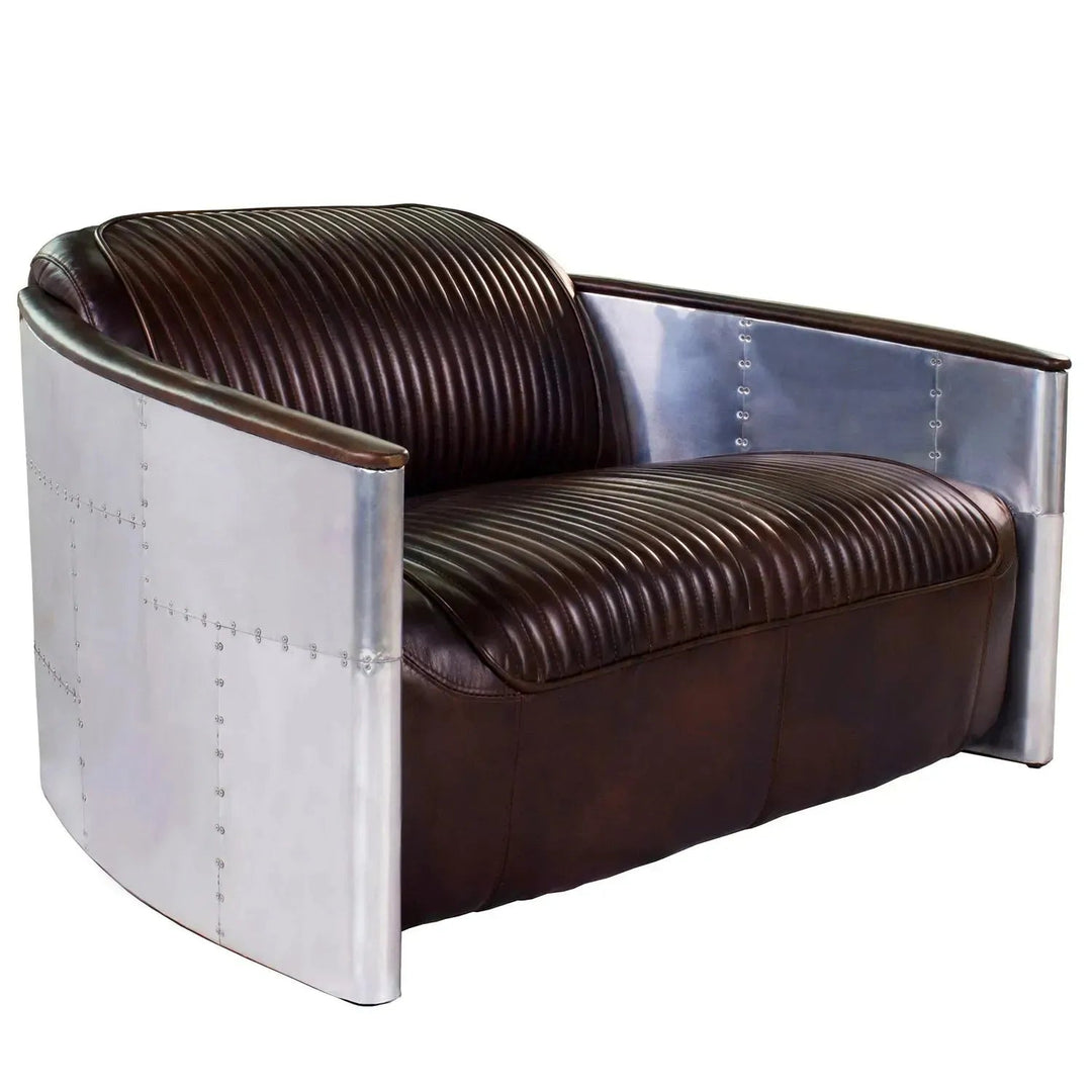 Industrial Aluminium 2 Seater Sofa AIRCRAFT
