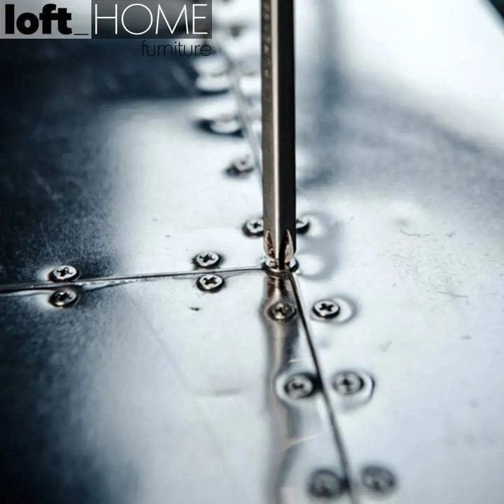 Industrial Aluminium 2 Seater Sofa AIRCRAFT