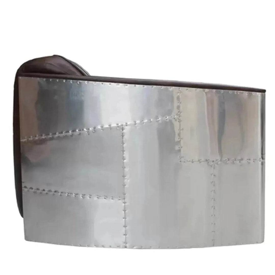 Industrial Aluminium 2 Seater Sofa AIRCRAFT
