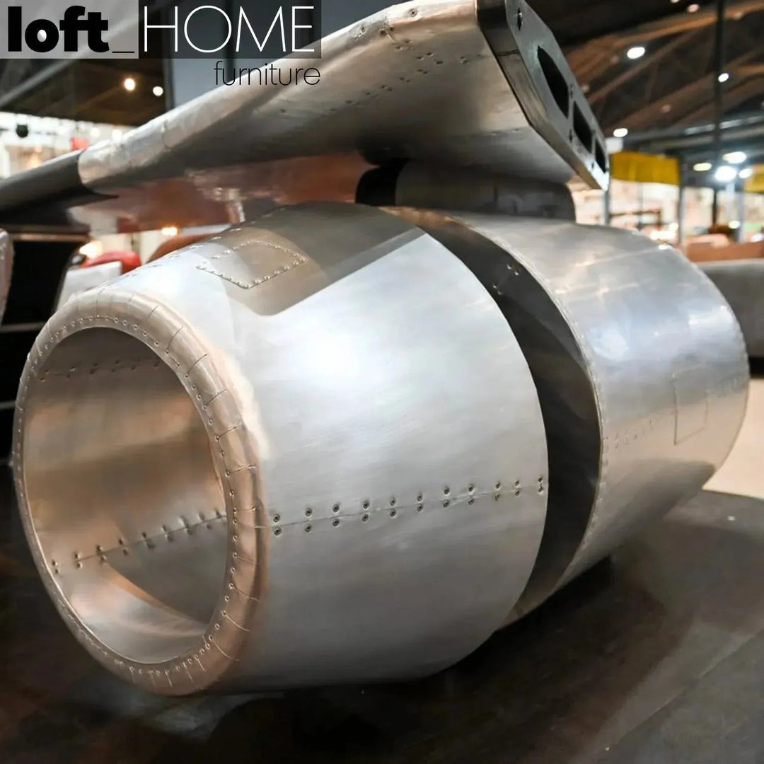 Industrial aluminium bar table aircraft environmental situation.