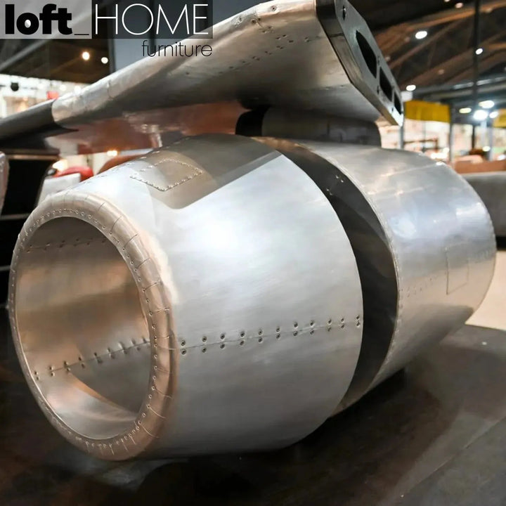 Industrial aluminium bar table aircraft environmental situation.