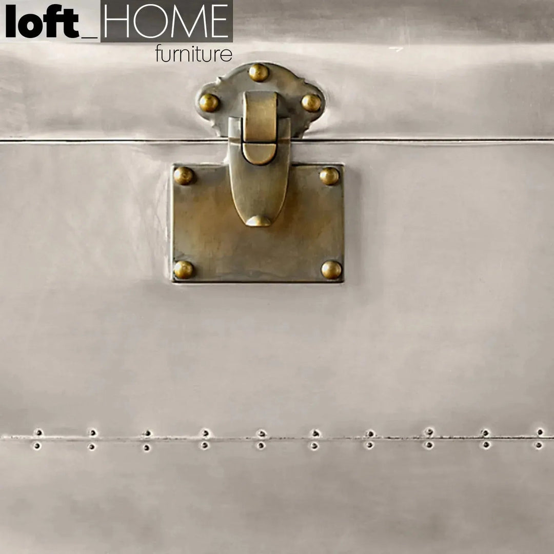 Industrial Aluminium Coffee Table RICHARDS TRUNK