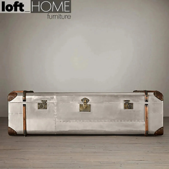 Industrial Aluminium Coffee Table RICHARDS TRUNK