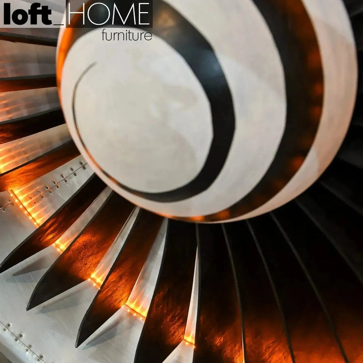 Industrial Aluminium Electric Engine Decor