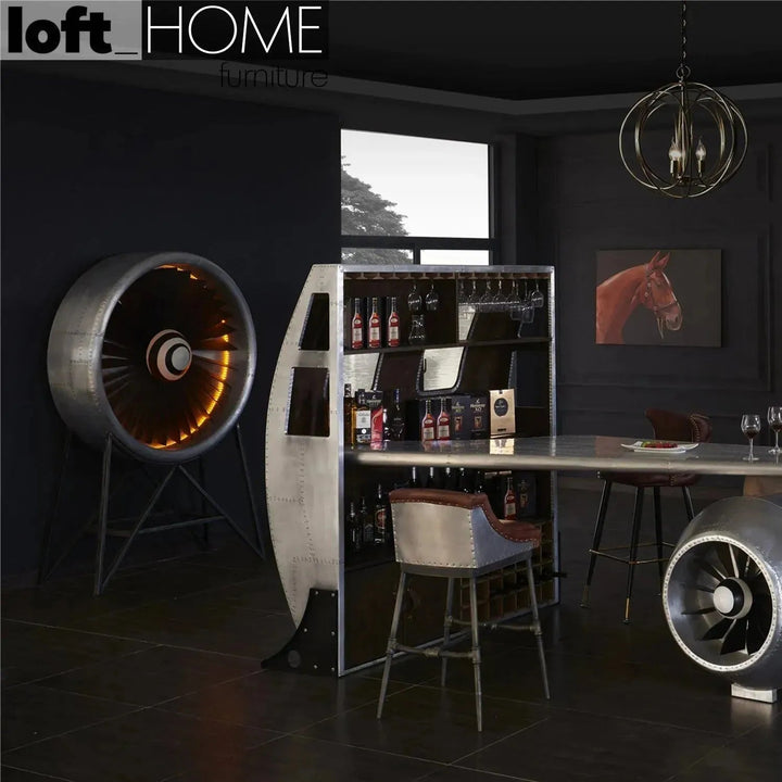 Industrial Aluminium Electric Engine Decor