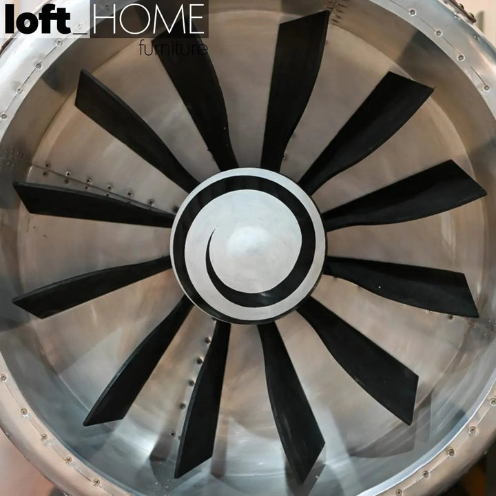 Industrial Aluminium Genuine Leather 2 Seater Sofa ENGINE