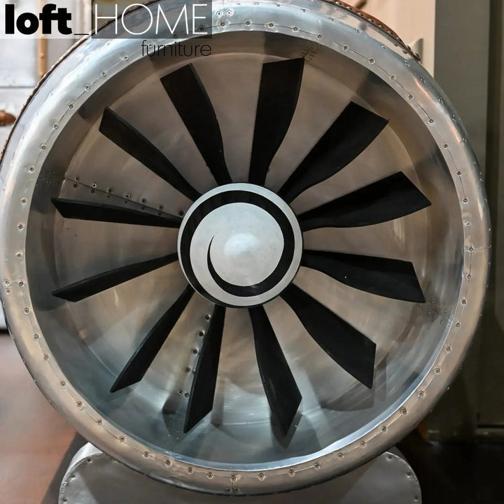 Industrial Aluminium Genuine Leather 2 Seater Sofa ENGINE