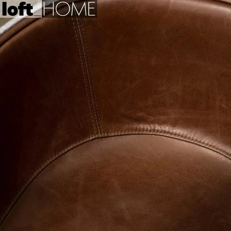 Industrial aluminium genuine leather bar chair aircraft environmental situation.