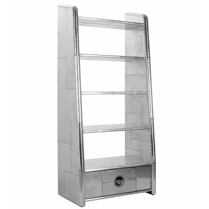 Industrial Aluminium Bookshelf AIRCRAFT