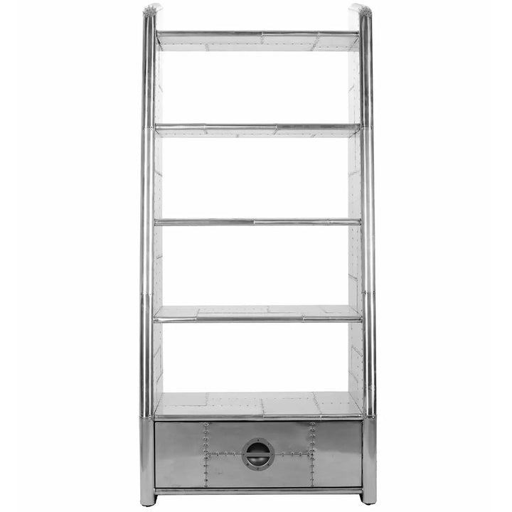 Industrial Aluminium Bookshelf AIRCRAFT