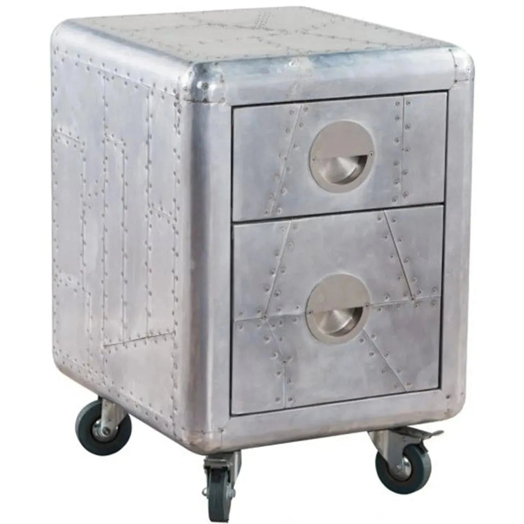 Industrial Aluminium Side Table AIRCRAFT