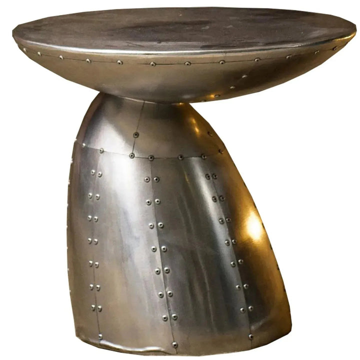 Industrial Aluminium Side Table ENGINE