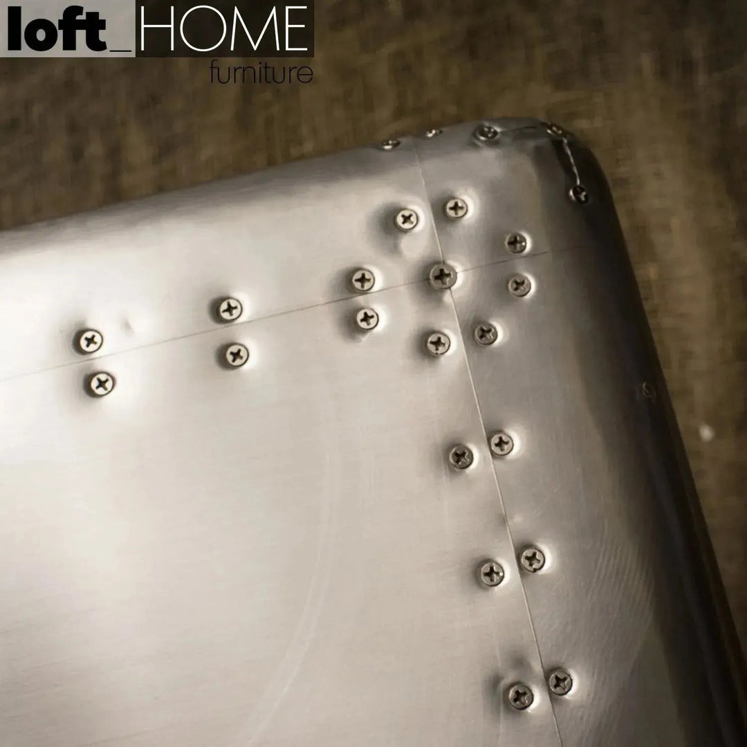 Industrial Aluminium Side Table JETDOOR