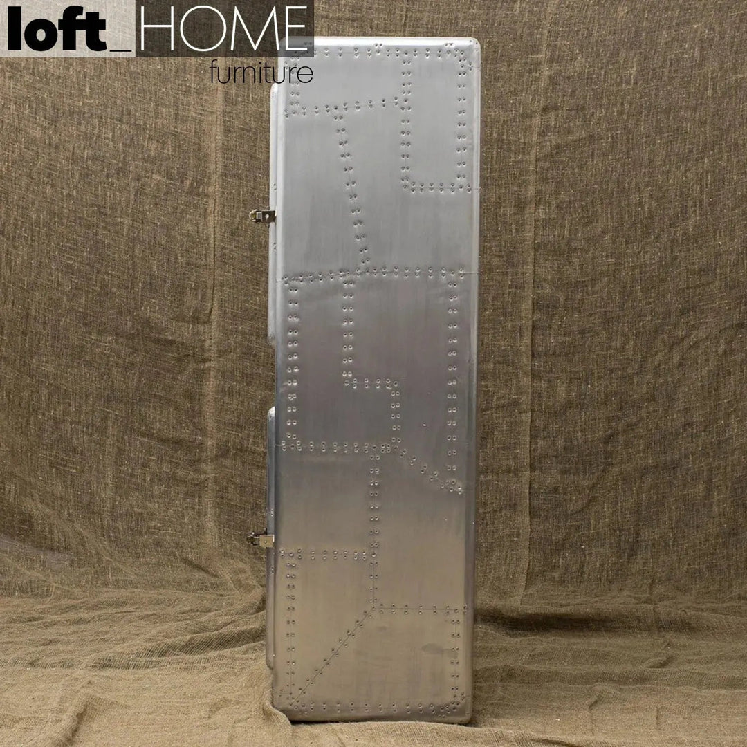 Industrial aluminium storage cabinet jetdoor in real life style.