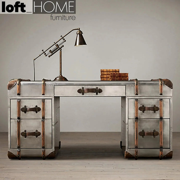 Industrial Aluminium Study Table RICHARDS TRUNK