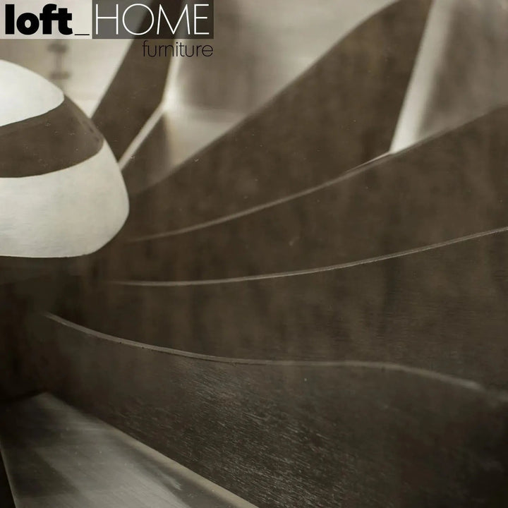 Industrial Aluminium Tempered Glass Coffee Table ENGINE