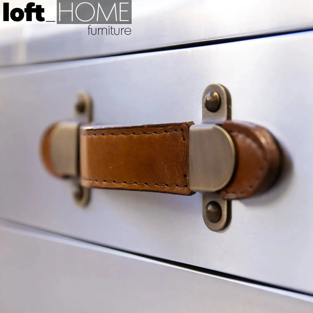 Industrial Aluminium TV Console RICHARDS TRUNK