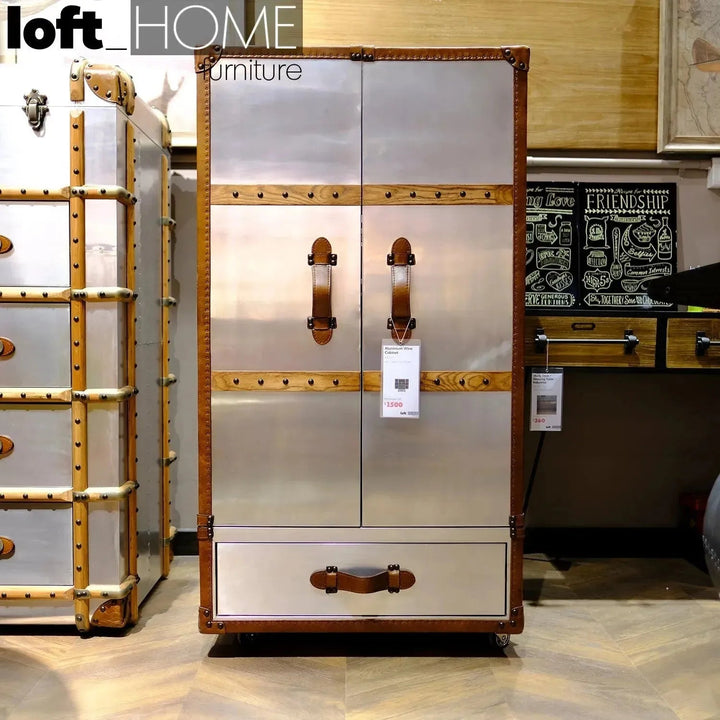 Industrial Aluminium Wine Cabinet AIRCRAFT