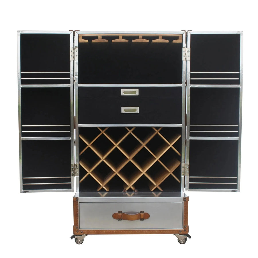 Industrial Aluminium Wine Cabinet AIRCRAFT