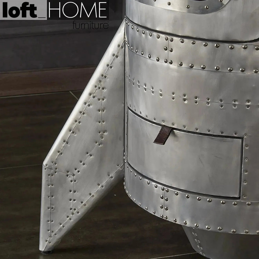 Industrial Aluminium Wine Cabinet SHUTTLE