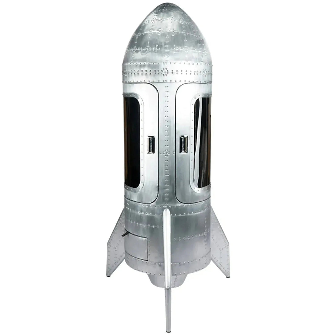 Industrial aluminium wine cabinet shuttle detail 1.
