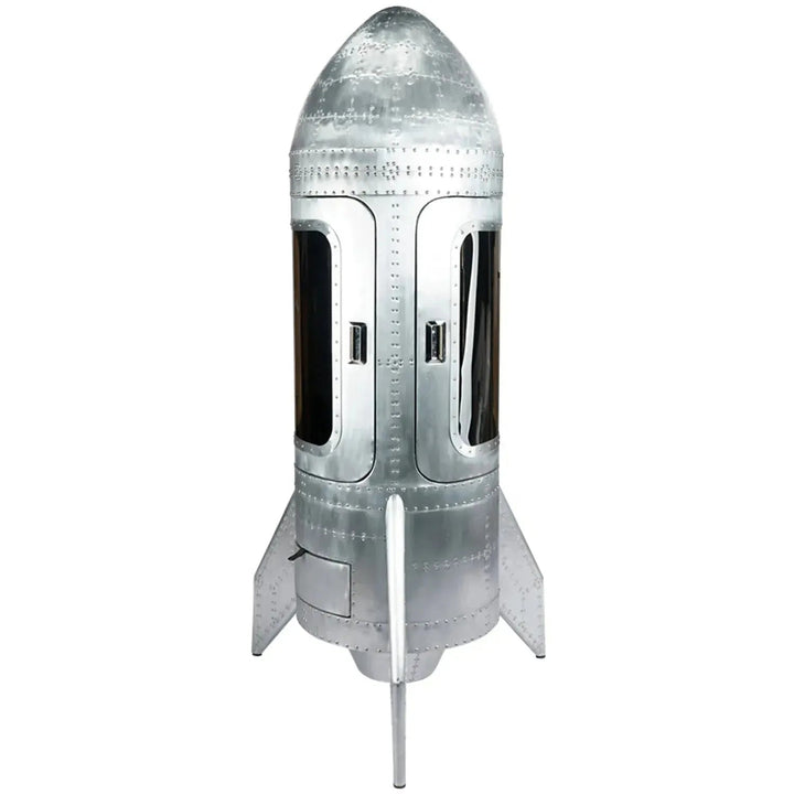 Industrial aluminium wine cabinet shuttle detail 1.