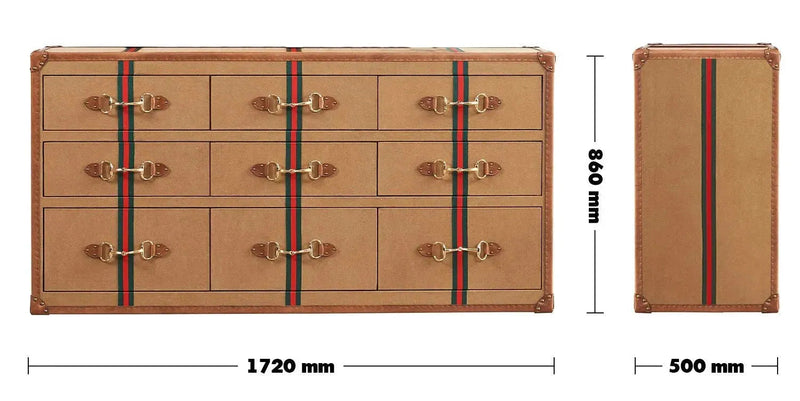 Vintage canvas drawer cabinet guccio size charts.