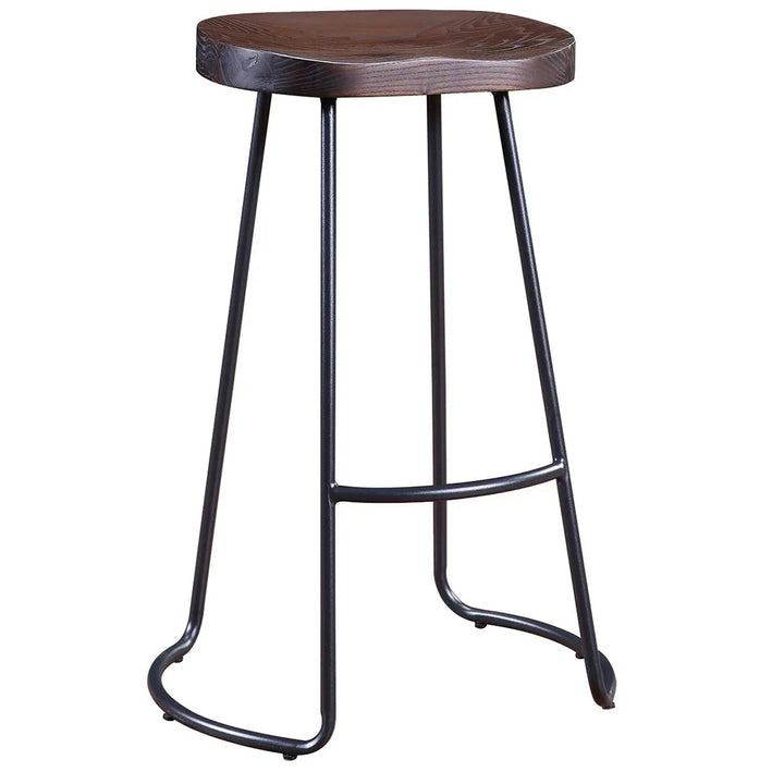 Industrial Elm Wood Bar Stool SANCTUM COUNTRY