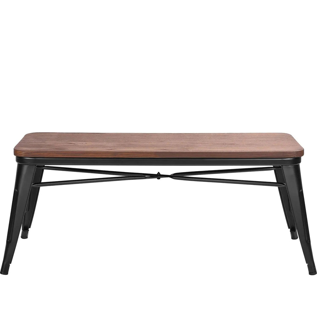 Industrial Elm Wood Dining Bench SANCTUM X