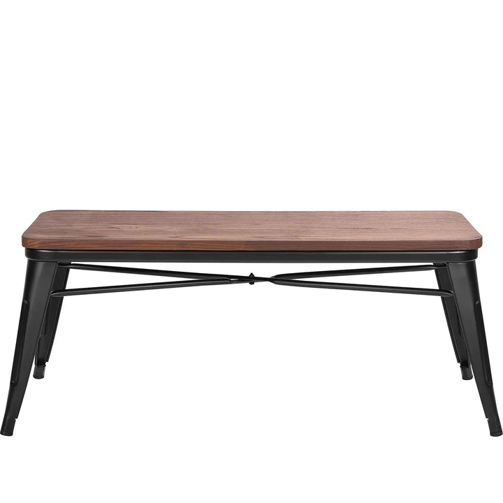 Industrial Elm Wood Dining Bench SANCTUM X