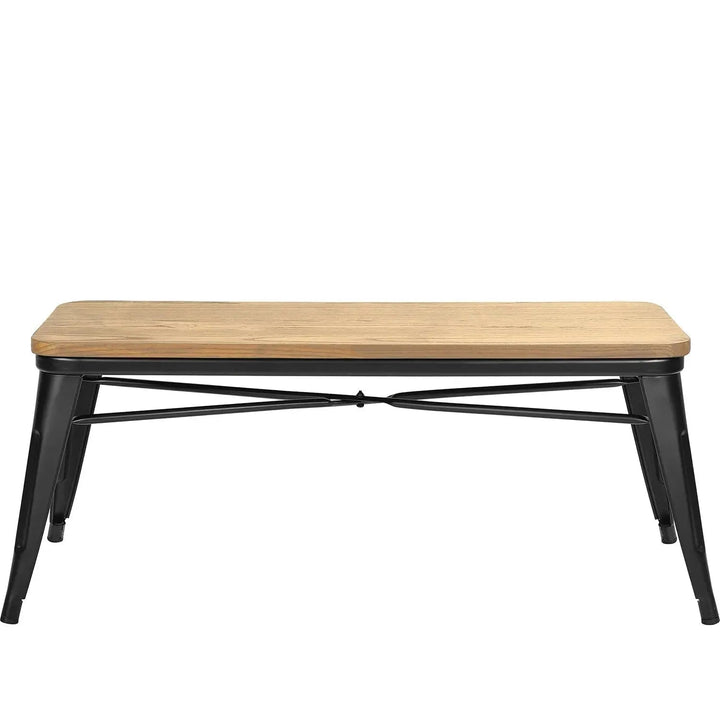 Industrial Elm Wood Dining Bench SANCTUM X