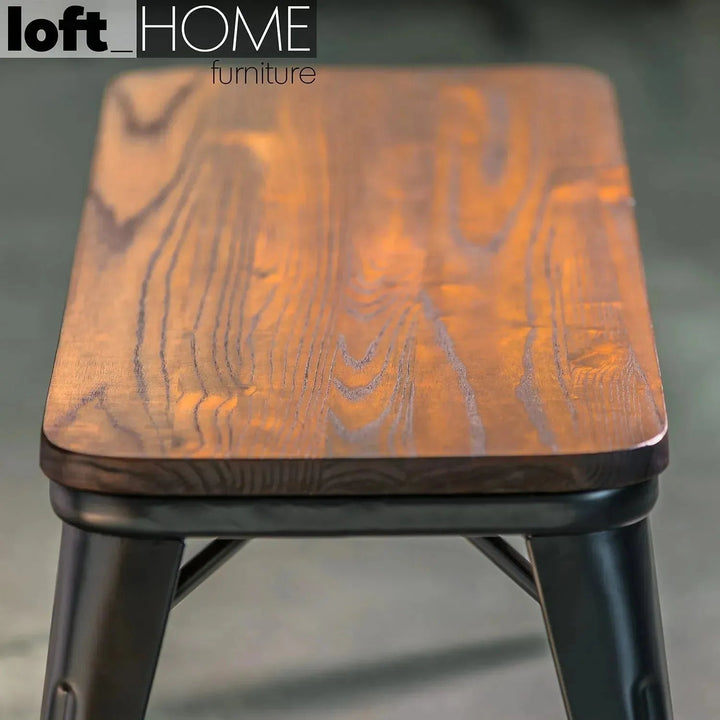 Industrial Elm Wood Dining Bench SANCTUM X