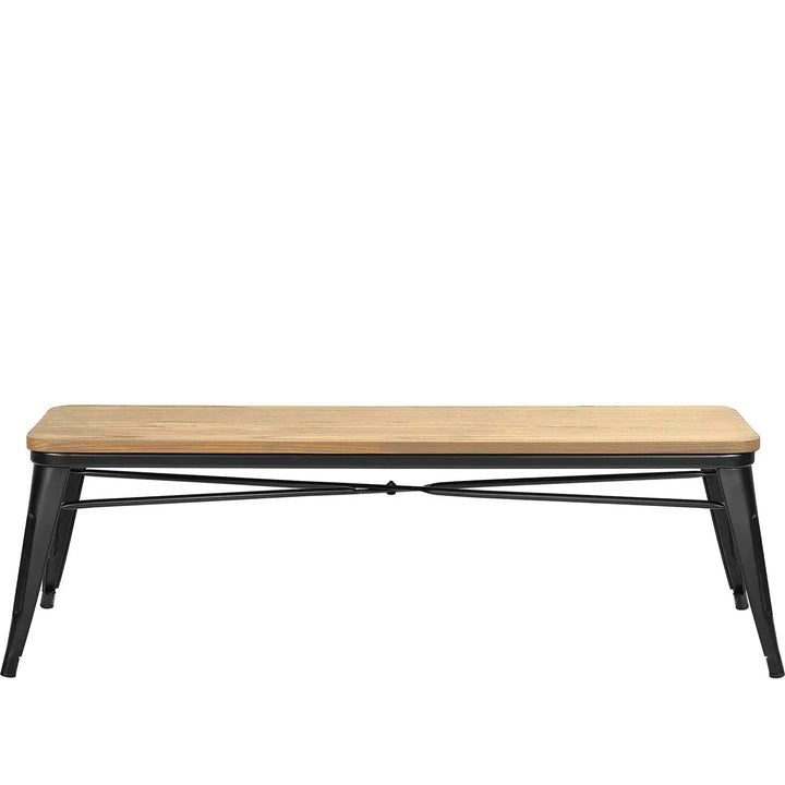 Industrial Elm Wood Dining Bench SANCTUM X