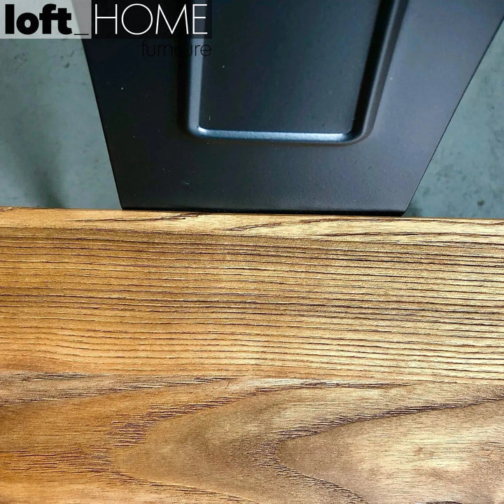 Industrial Elm Wood Dining Chair Sanctum X