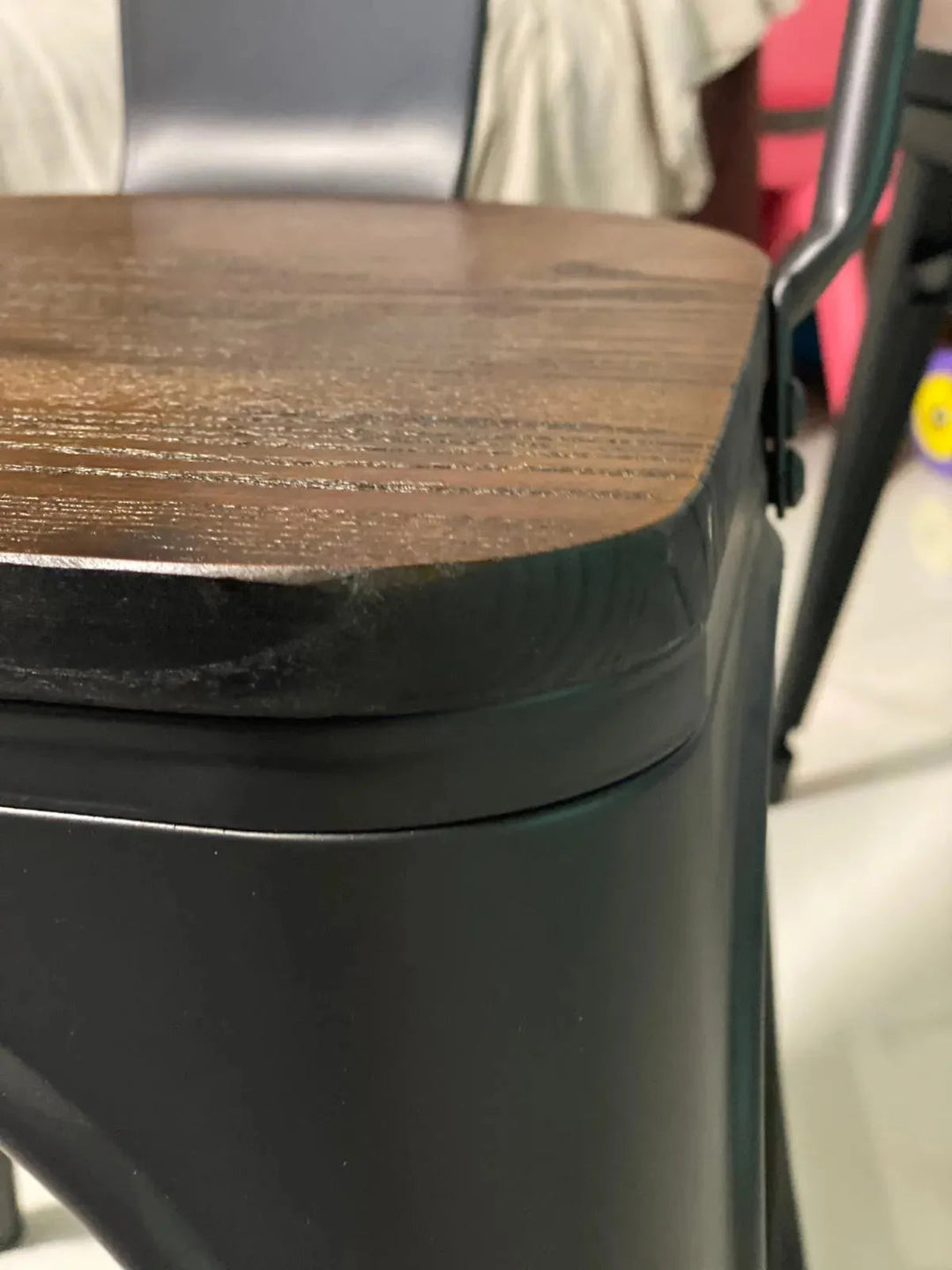 Industrial Elm Wood Dining Chair Sanctum X