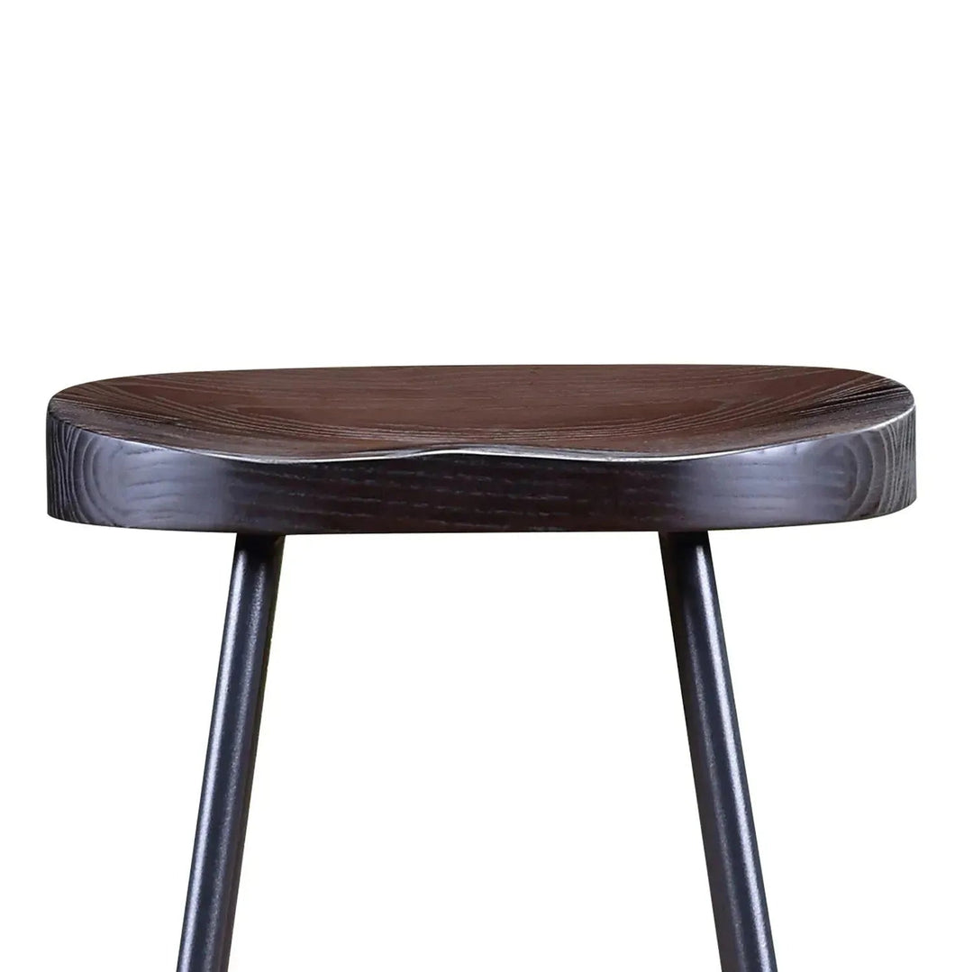Industrial Elm Wood Dining Stool SANCTUM COUNTRY