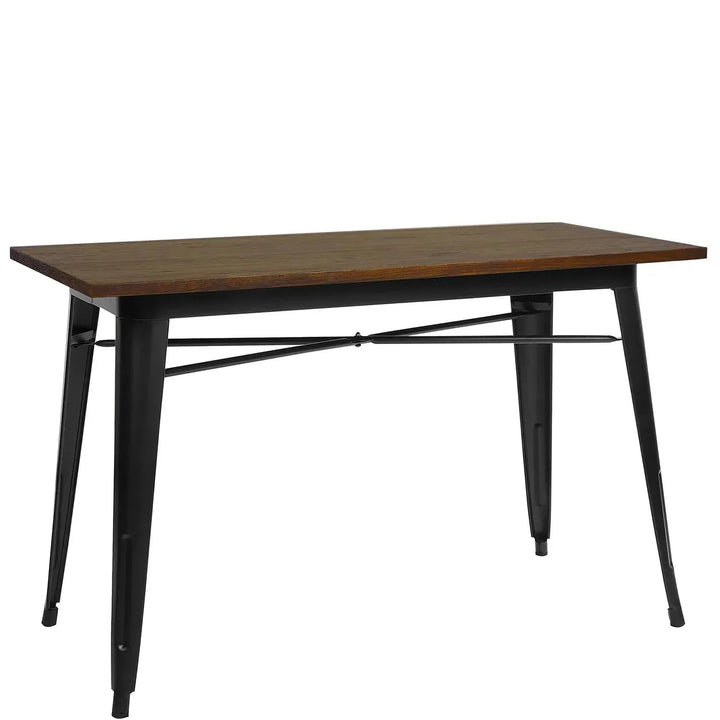 Industrial Elm Wood Dining Table SANCTUM X
