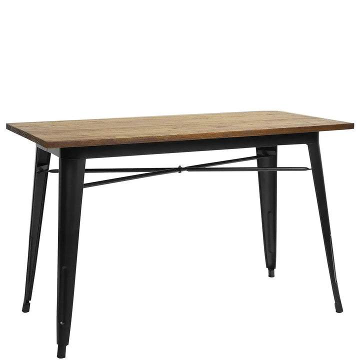 Industrial Elm Wood Dining Table SANCTUM X