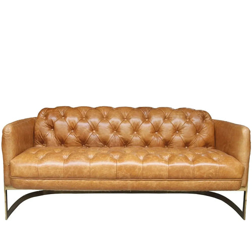 Industrial Genuine Leather 2 Seater Sofa BLAKE Good to Know Preview-1