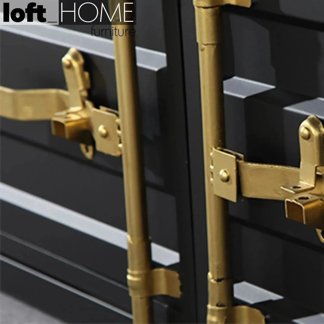 Industrial Metal Coffee Table CONTAINER