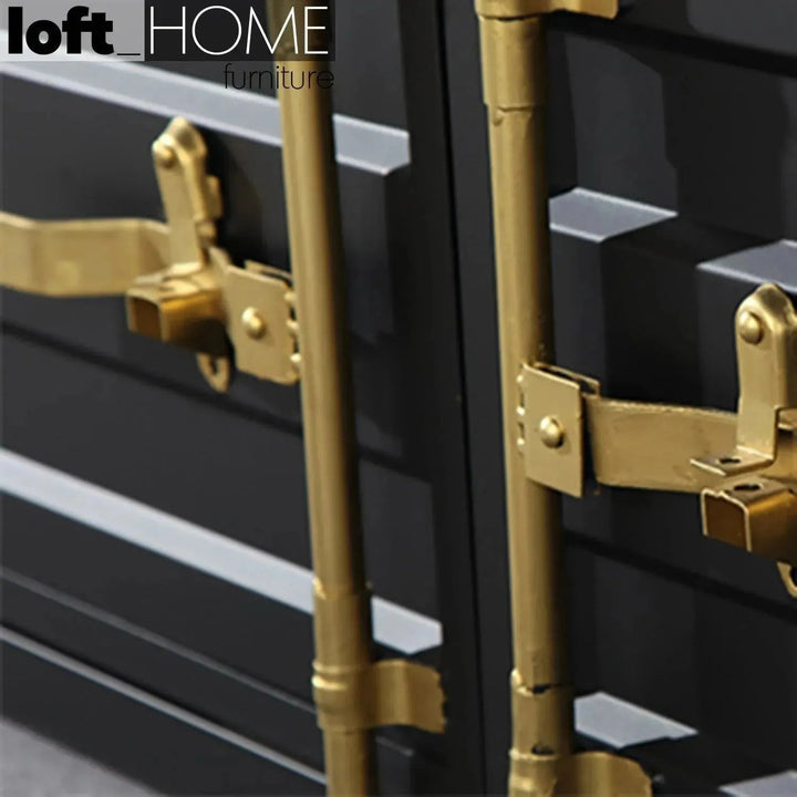 Industrial Metal Coffee Table CONTAINER