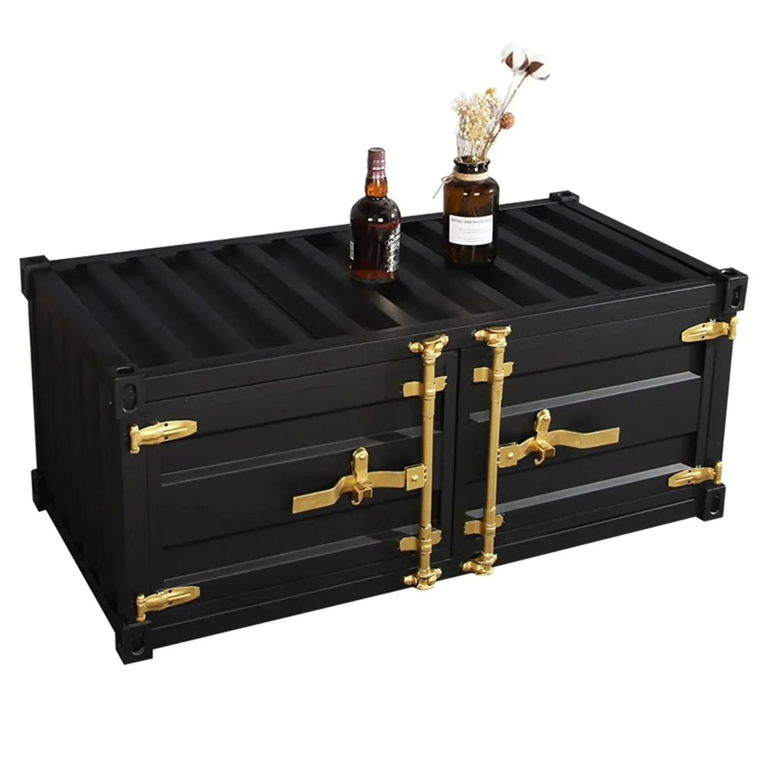 Industrial Metal Coffee Table CONTAINER