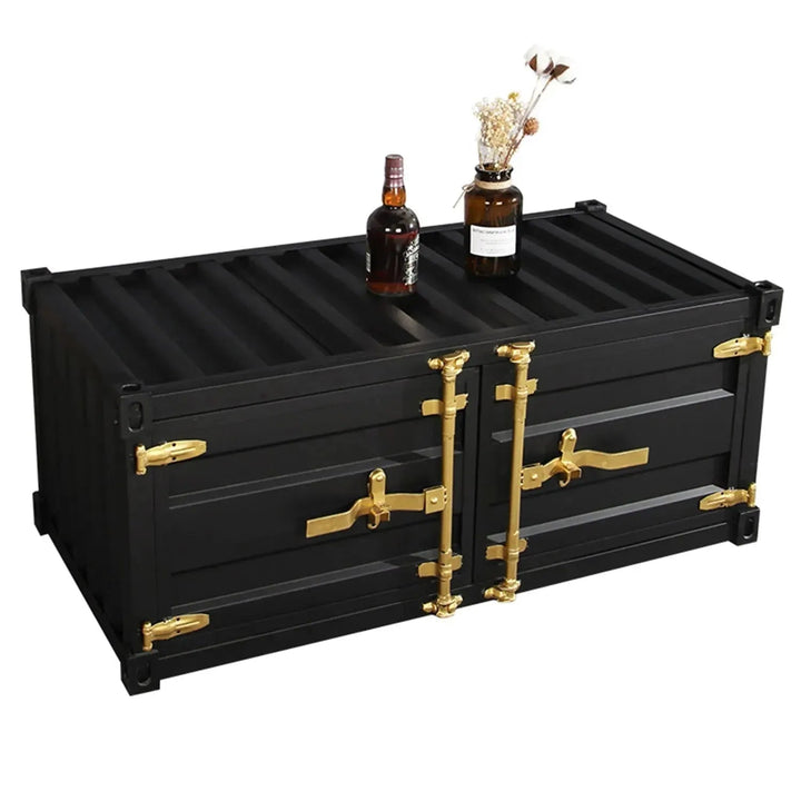 Industrial Metal Coffee Table CONTAINER