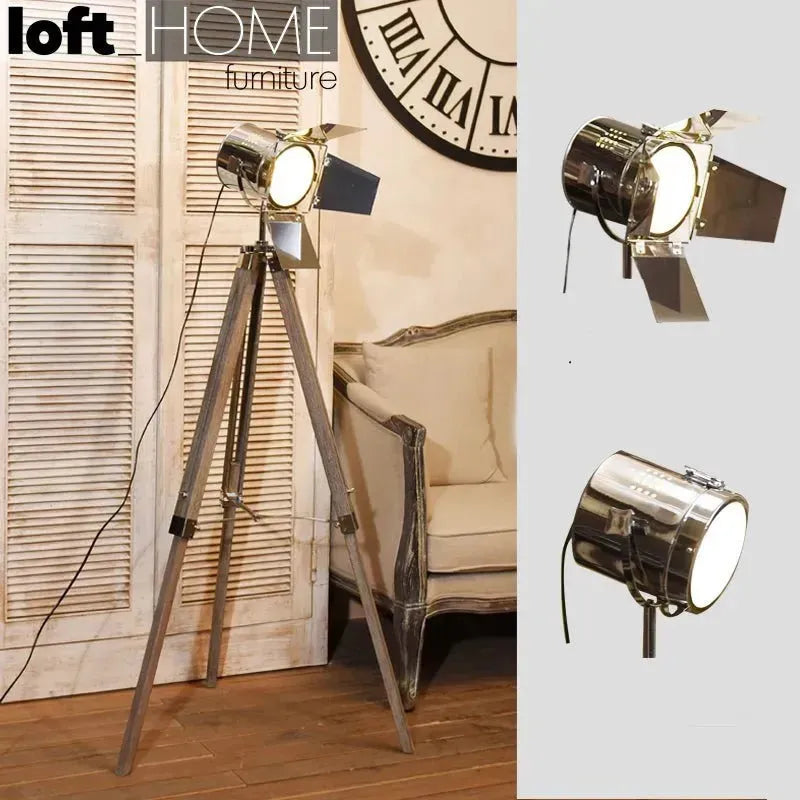 Industrial Metal Floor Lamp TRIPOD S