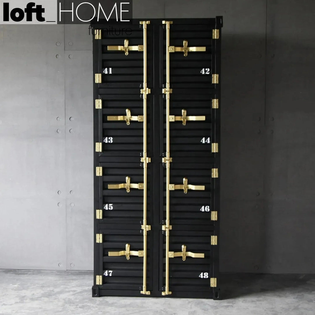 Industrial Metal Storage Cabinet CONTAINER 8 DOORS
