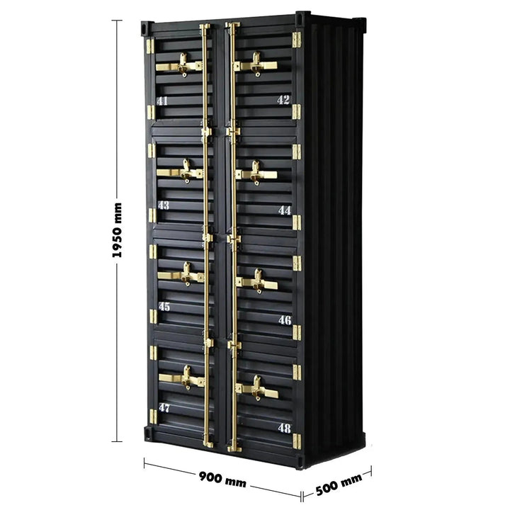 Industrial Metal Storage Cabinet CONTAINER 8 DOORS