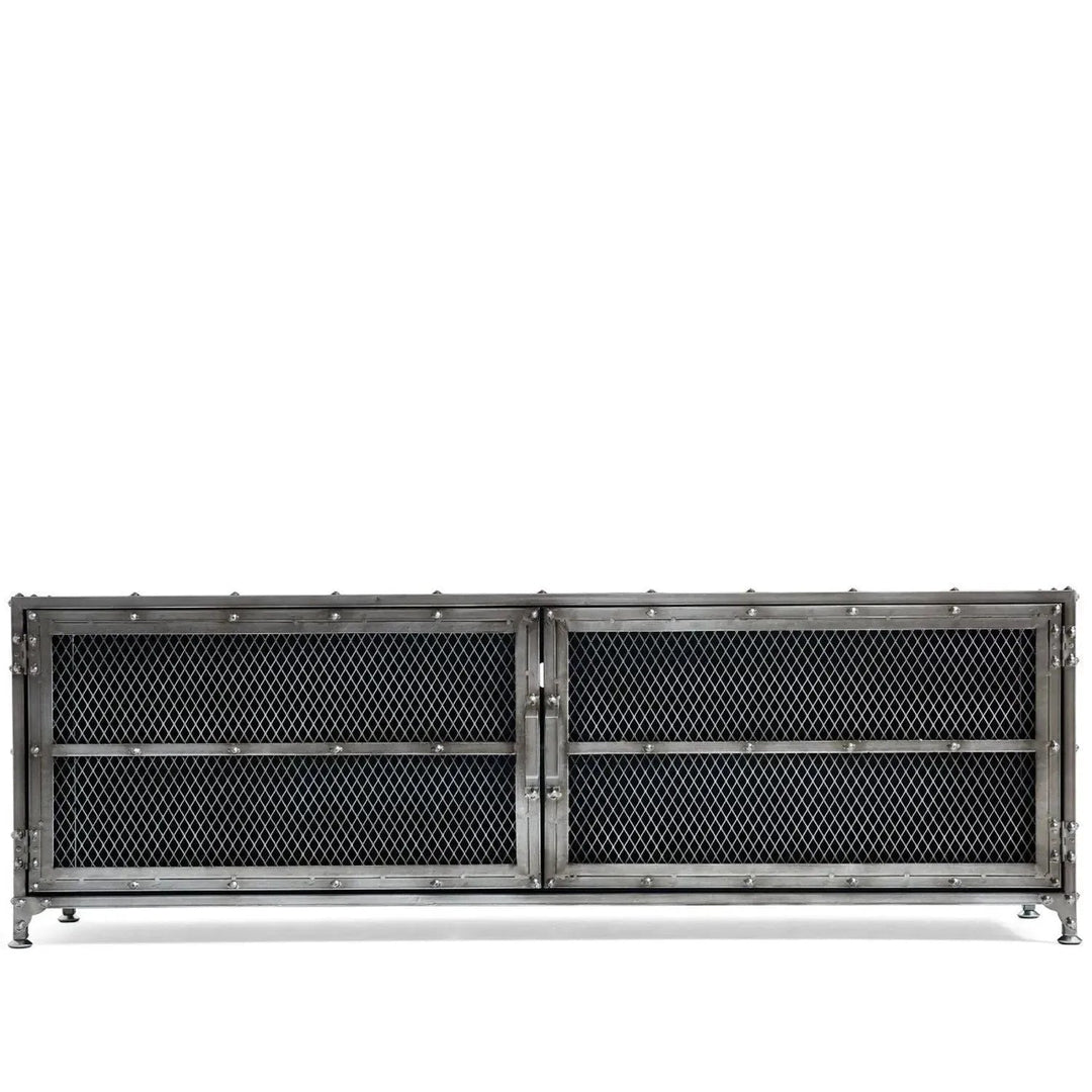 Industrial Metal TV Console BERNZ
