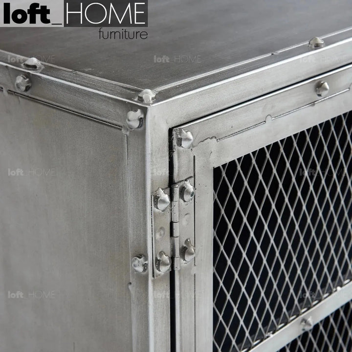 Industrial Metal TV Console BERNZ