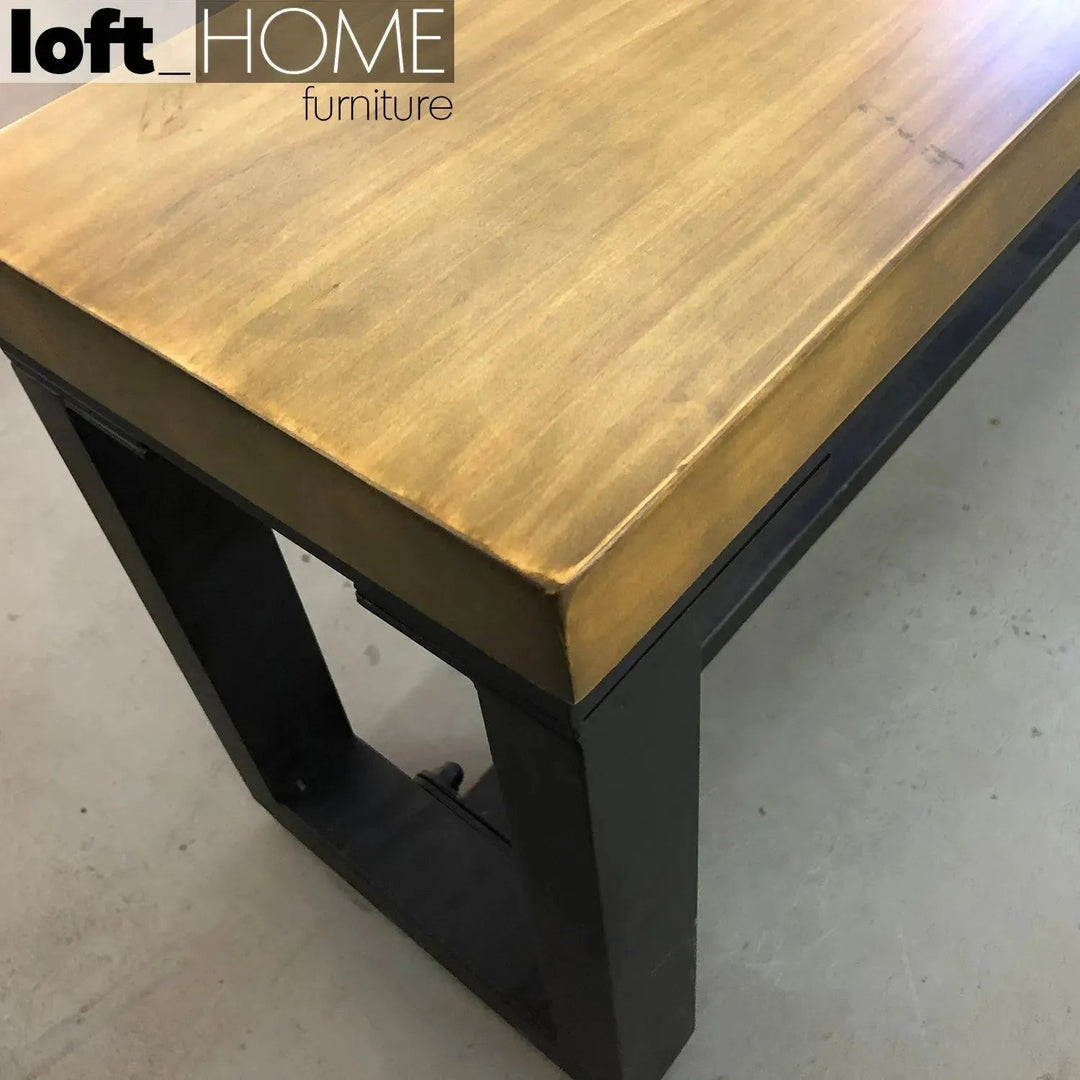 Industrial Pine Wood Dining Bench CLASSIC