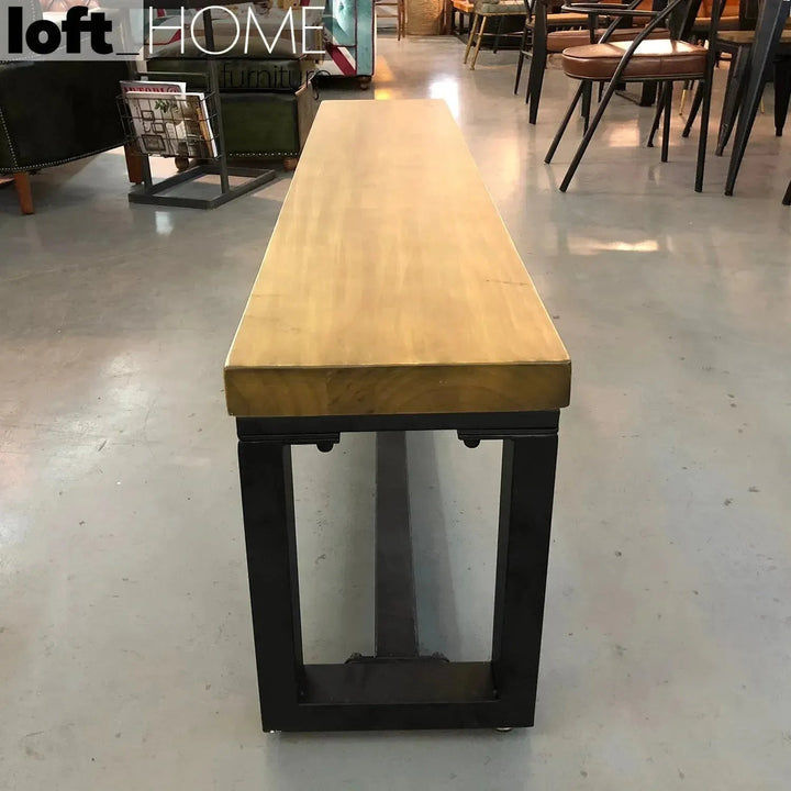 Industrial Pine Wood Dining Bench CLASSIC